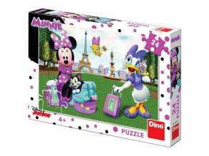 Puzzle 24 db - Minnie Párizsban