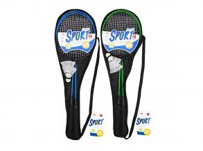 Tollasüto szett 2 db tollaslabdával táskában, kétféle változatban 67cm