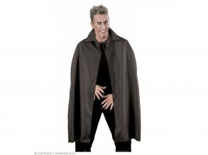 Fekete galléros köpeny 115 cm hosszú férfi jelmez