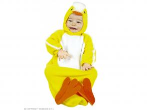 Tyúkocska babzsák kapucnis unisex gyermek jelmez