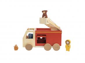 Trixie fa állat tűzoltóautó