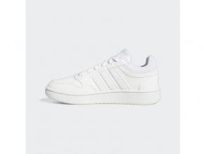Hoops 3.0 K Adidas gyerek fehér/fehér/fehér színű Core utcai cipő