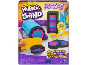 Kinetic Sand Slice n' Surprise homok színű homokgyurma 184g - Spin Master