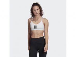 Am 3S Mesh Adidas női fehér/fekete színű training sportmelltartó