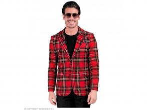Party zakó tartan mintás férfi jelmez