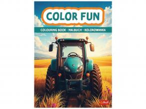 Traktorok és mezőgazdasági gépek kifestőkönyv - Trefl