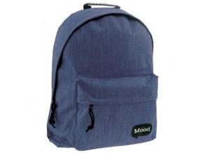Mood: Kék Sigma iskolatáska, hátizsák 30x15x40cm