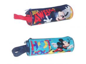 Mickey vagy Minnie egeres hengeres tolltartó többféle változatban 20x6,5cm