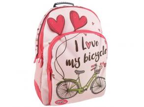 I Love My Bicycle Energy iskolatáska, hátizsák 33x16x45cm