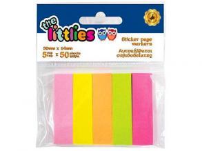 Neon Post-it 5x50db 50x14mm