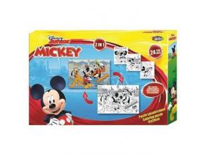 Mickey egér színezhető puzzle 24db-os
