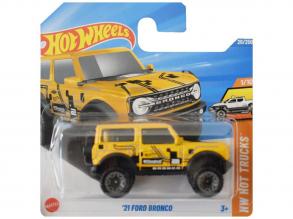 Hot Wheels: 21 Ford Bronco sárga kisautó 1/64 - Mattel