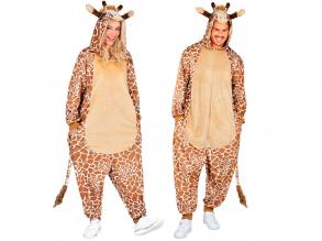 Zsiráf puha plüss egyberészes unisex felnőtt jelmez