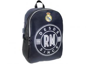 Must: Real Madrid anatómiai iskolatáska, hátizsák 32x15x45cm