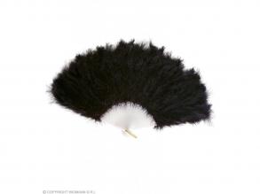 Legyező tollakból, fekete