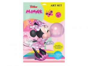 Minnie egér: 24 oldalas kreatív színező szett matricákkal