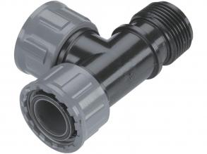 Gardena T-elem szelephez 2x1" belső és 1x1" külső menettel