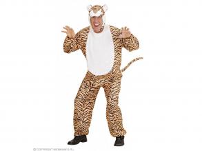 Tigris kezeslábas férfi jelmez