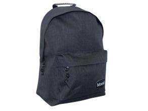 Mood Sigma fekete iskolatáska hátizsák 40x30x15cm