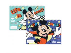 Mickey egér vázlatfüzet A4-es 30 lapos kétféle változatban