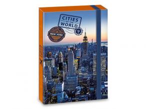 Ars Una: Cities of the World New York városképe füzetbox A/4-es