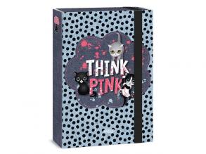 Ars Una: Think Pink gumis füzetbox A/4-es