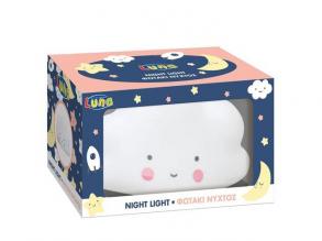 Aranyos felhő éjszakai lámpa 16cm