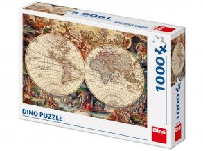 Történelmi világtérkép 1000 darabos puzzle