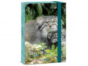 Ars Una: Serenity Manul A4-es füzetbox 4cm-es gerincvastagsággal