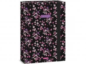 Ars Una: Pearl Blossom Black A/4 füzetbox
