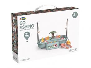 Go Fishing horgászjáték hanggal 21db-os szett