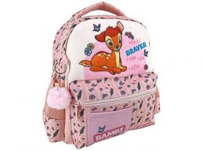 Bambi pink 3D mintás ovis hátizsák 27x10x31cm