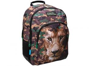 Must... Animal Planet oroszlán mintás iskolatáska, hátizsák 33x16x45cm