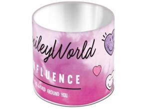 Smiley World asztali fém ceruzatartó 10x11cm