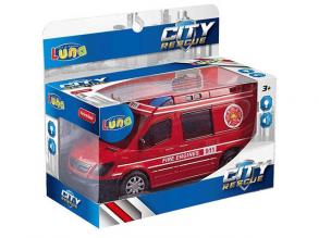 City Rescue tűzoltó kisbusz fénnyel és hanggal
