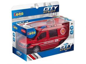 City Rescue tűzoltó kisbusz fénnyel és hanggal
