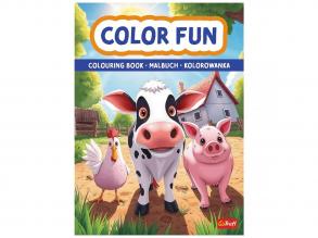 Vidám farm állatok kifestőkönyv - Trefl