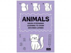 Rajzolj állatokat lépésről lépésre foglalkoztató füzet - Trefl