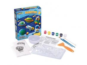 Űrhajós gipszkiöntő szett festékkel és kiegészítőkkel