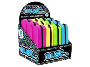 Must... Henger alakú szilikon tolltartó többféle változatban