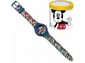 Luna: Mickey egér analóg karóra fém díszdobozban