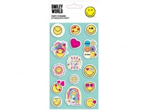 Smiley ikonok 3D pufi matrica szett 10x22cm-es íven