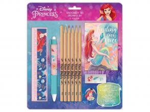 Luna: Disney Hercegnők Ariel írószer szett 11db-os