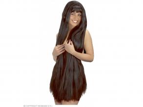 Édenkert paróka, extra hosszú (100 cm), fekete