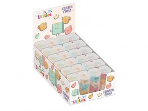 The Littlies: Színes 3db-os radír szettek