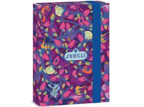 Ars Una: Jungle lila-kék színű füzetbox A/5