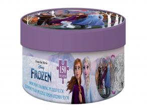 Luna: Jégvarázs 2 - 2 az 1-ben 150 db-os kerek színezhető puzzle