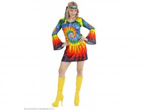 Pszichedelikus Hippi noi jelmez
