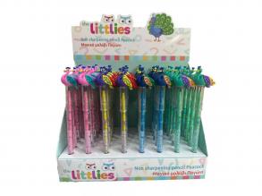 The Littlies: Pávás tolóbetétes ceruza többféle 1db