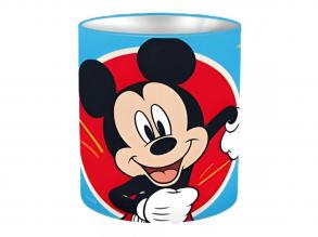 Disney Mickey egér henger alakú fém asztali írószertartó 10x11cm